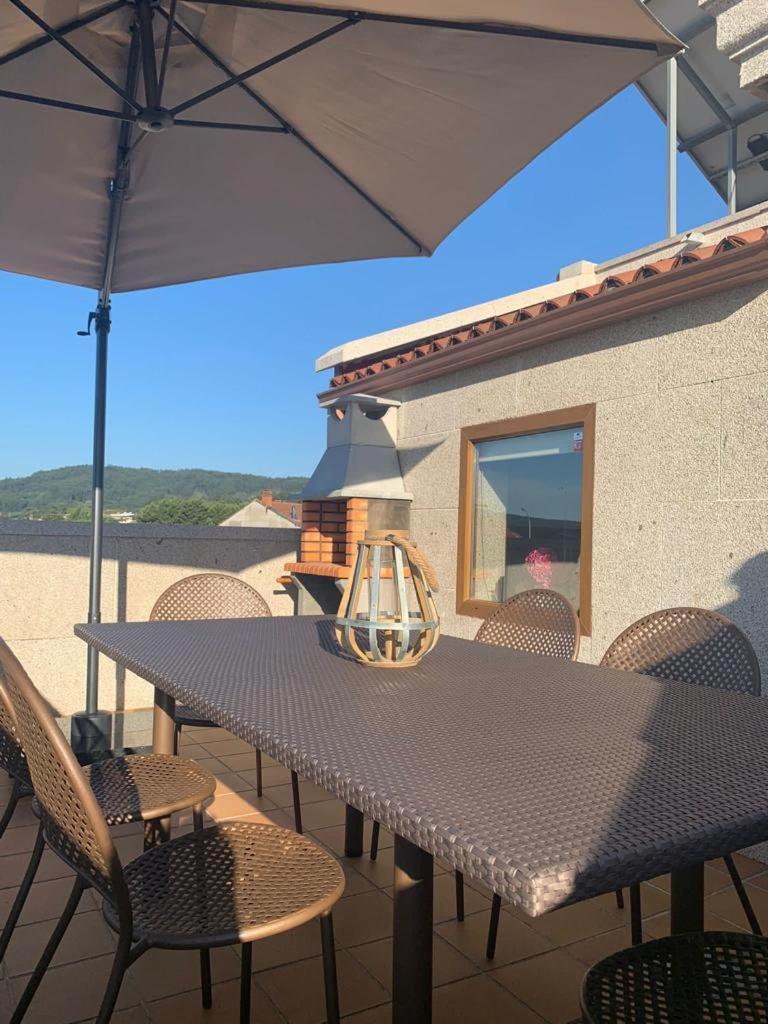 "Sanxenxo Holidays" Atico Con Garaje, Barbacoa Y Piscina A 5 Min Del Centro Экстерьер фото